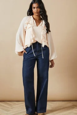 Chiffon Ruffle Blouse