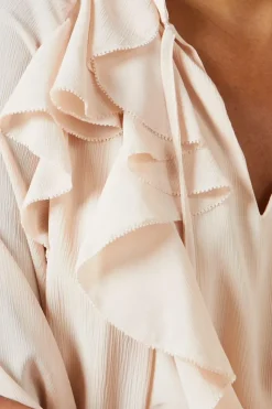 Chiffon Ruffle Blouse