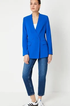 Clean Collarless Blazer
