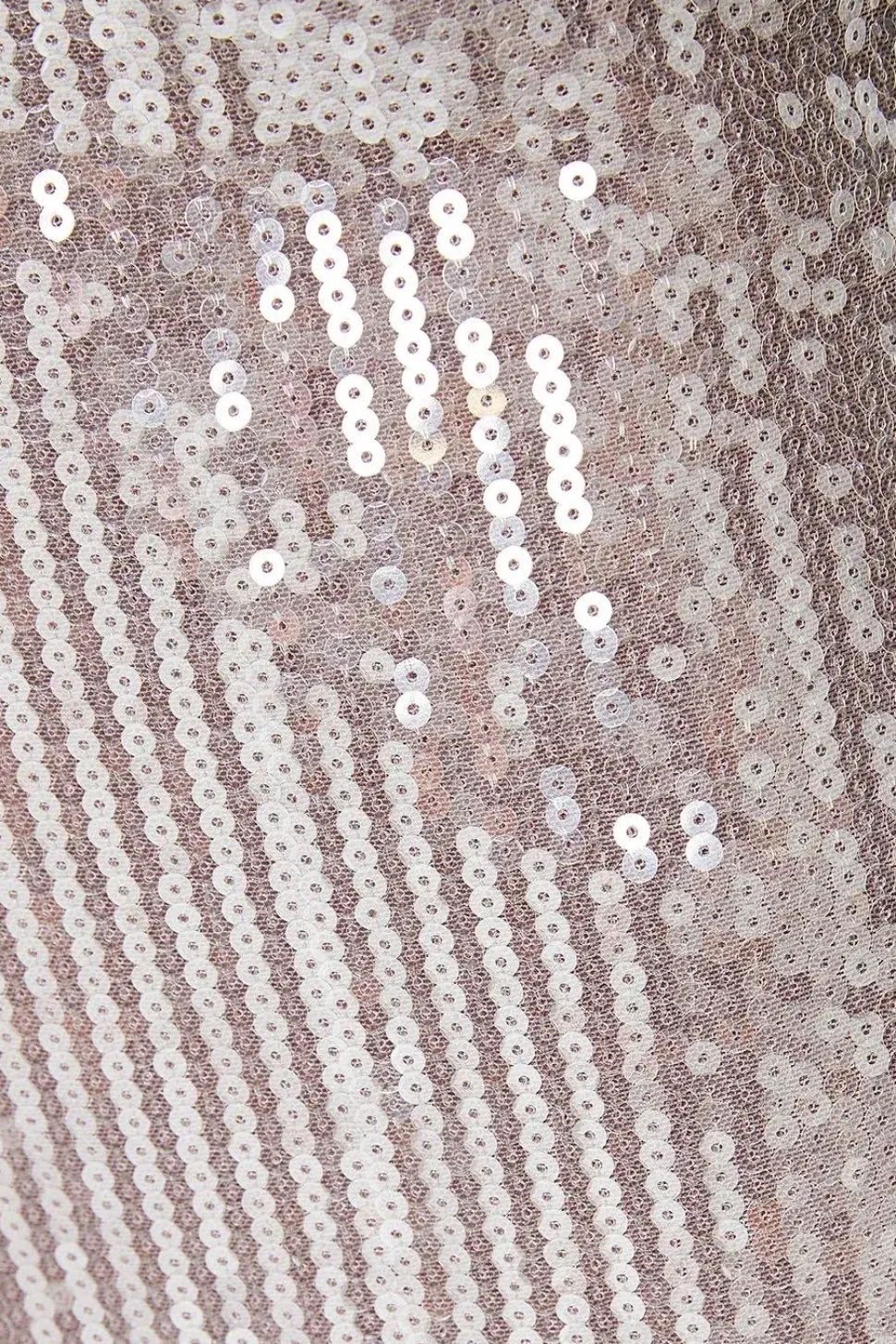 Clear Sequin Wide Leg Trouser
