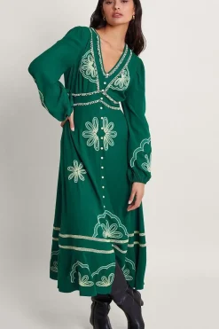 Clio Embroidered Dress