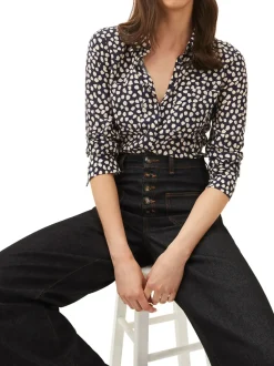 Clover Leaf Print Shirt-Printed