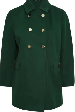 Collared Double Breasted Formal Coat
