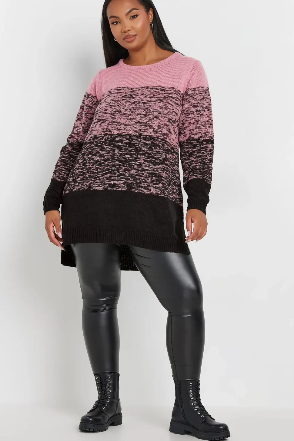Colourblock Knitted Jumper