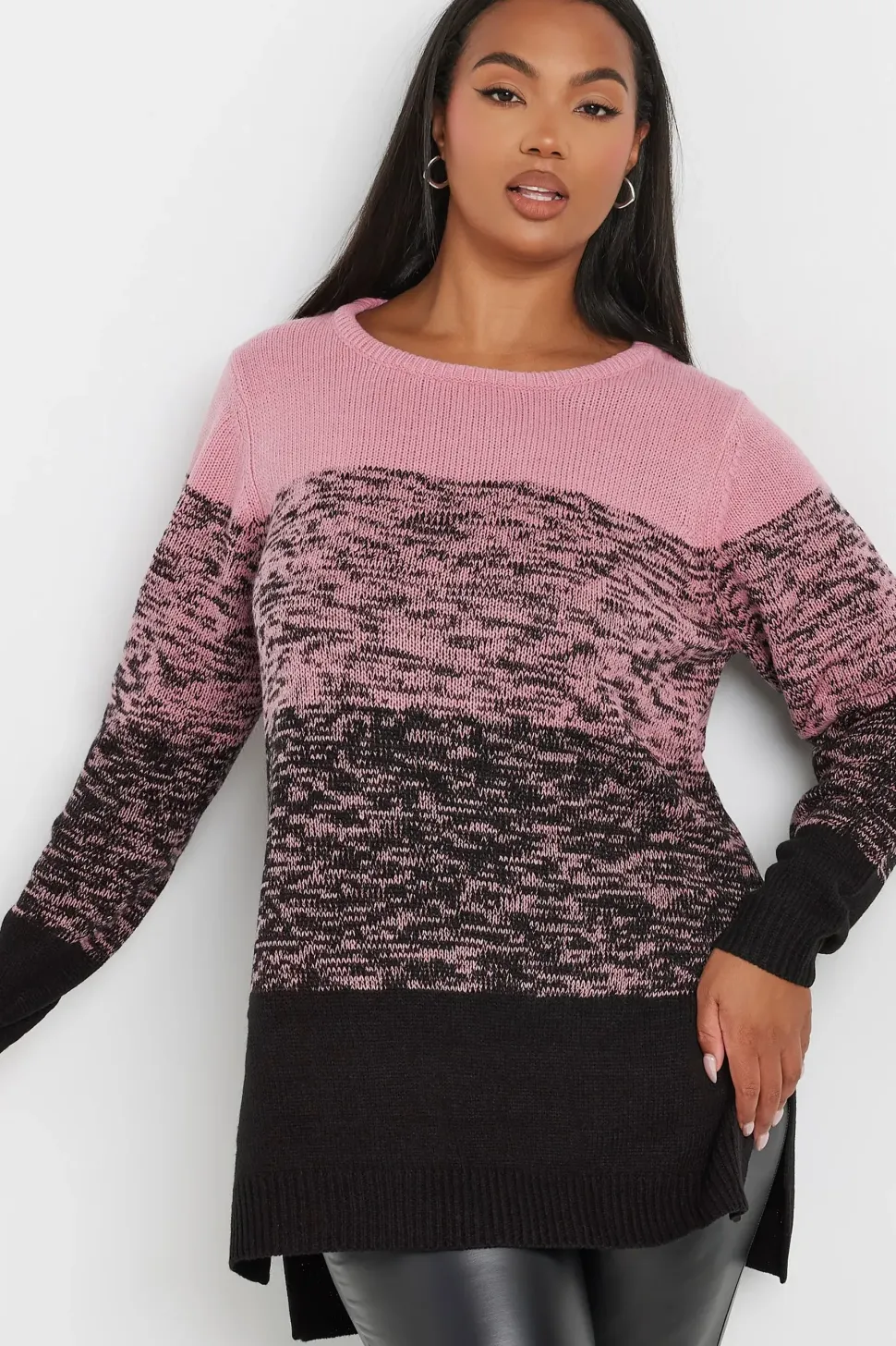 Colourblock Knitted Jumper