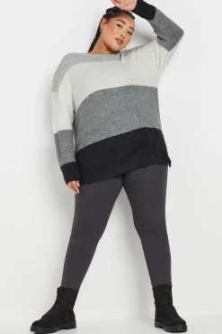 Colourblock Stripe Jumper