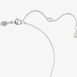 Constella Blue Oval Cut Rhodium Plated Necklace 5671809