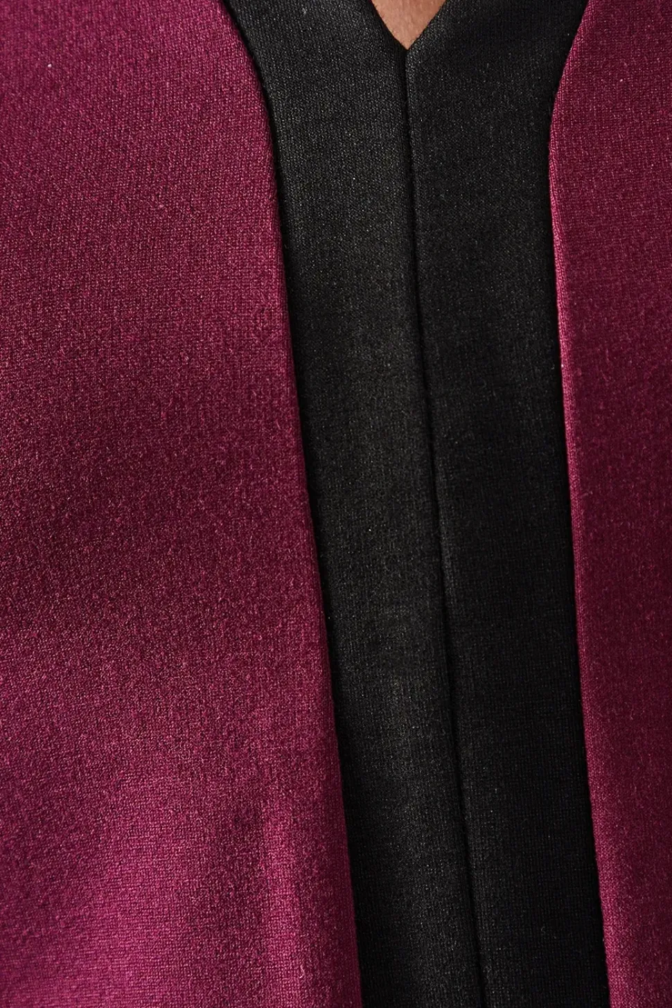 Contrast Detail Ponte Keyhole Dress