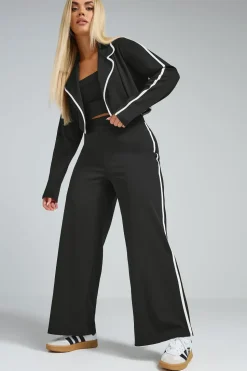Contrast Trim Blazer