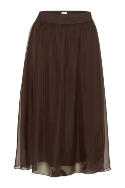 CoralSZ Chiffon Midi Length Lining Skirt-