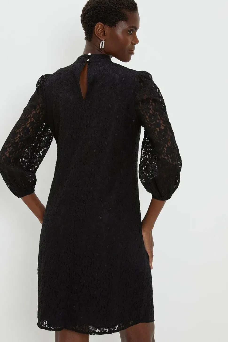 Corded Lace Shift Dress