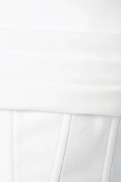 Corset Detail Wide Leg Bridal Jumpsuit