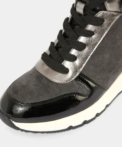 Cosy Faux Fur Trim Trainer Boots