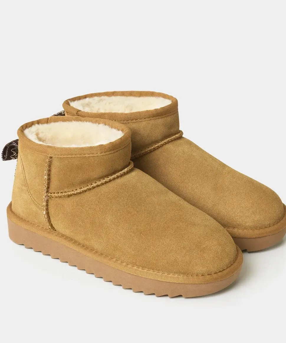 Cosy Suede Mini Ankle Boots