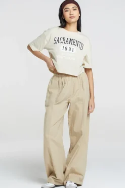 Cotton Adjustable Elasticated Waist Trousers
