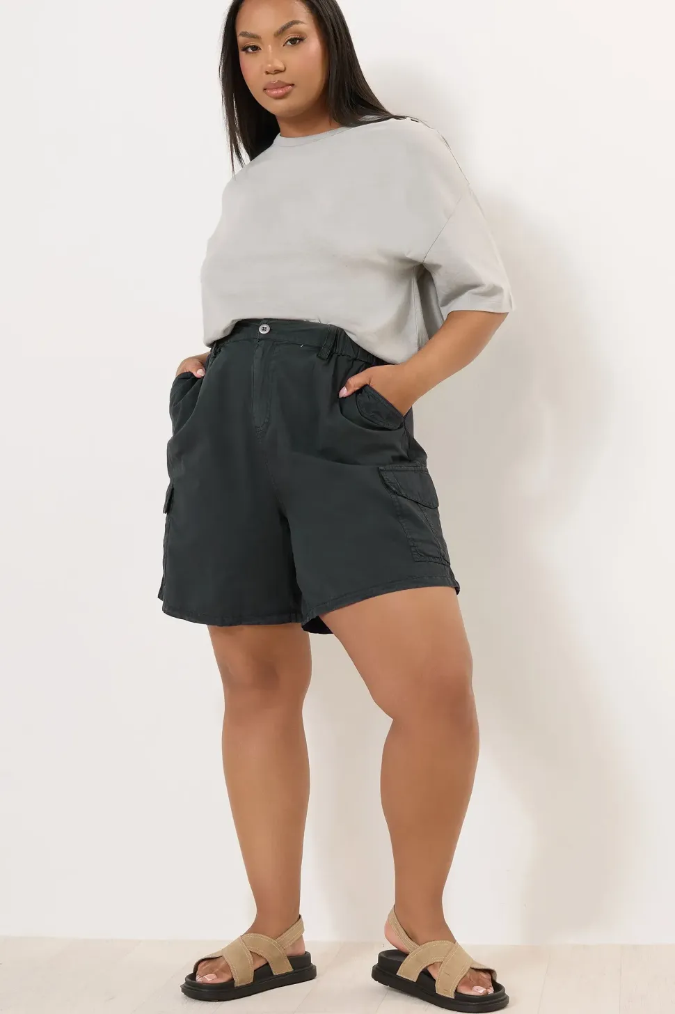 Cotton Cargo Shorts