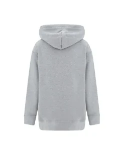 Cotton Hoodie with Adjustable Drawstring and Monogram Detailing