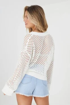 Cotton Open Knit Jumper