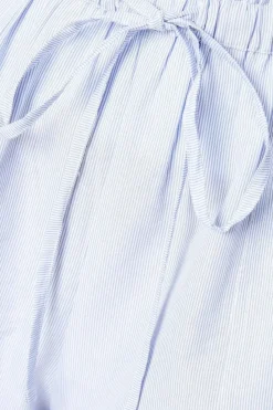 Cotton Poplin Stripe Shorts