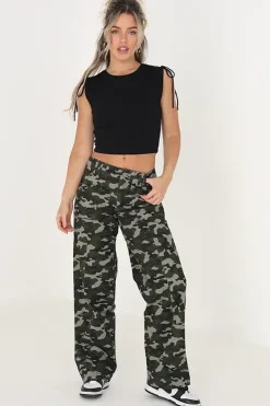 Cotton Stretch Utility Cargo Trousers