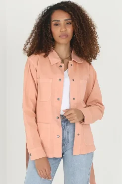 Cotton Twill Belted Shacket