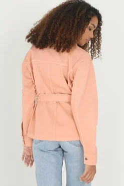 Cotton Twill Belted Shacket
