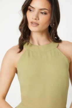 Crepe Halterneck Jumpsuit