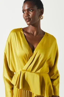Crepe Pleated Jumpsuit