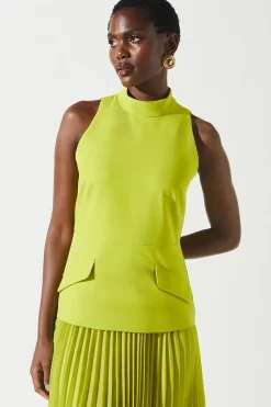 Crepe Pleat Skirt 2 in 1 Dress