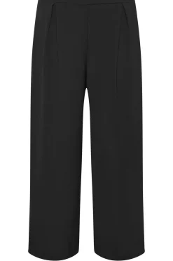Crepe Wide Leg Trousers