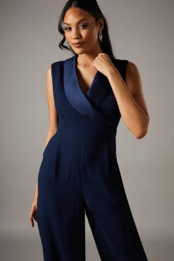 Crepe Wrap Jumpsuit