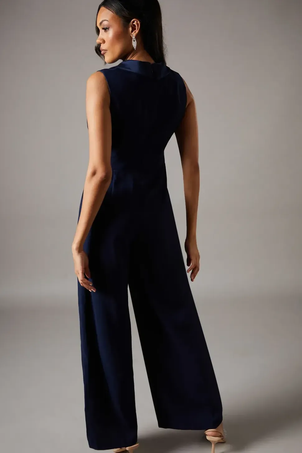 Crepe Wrap Jumpsuit