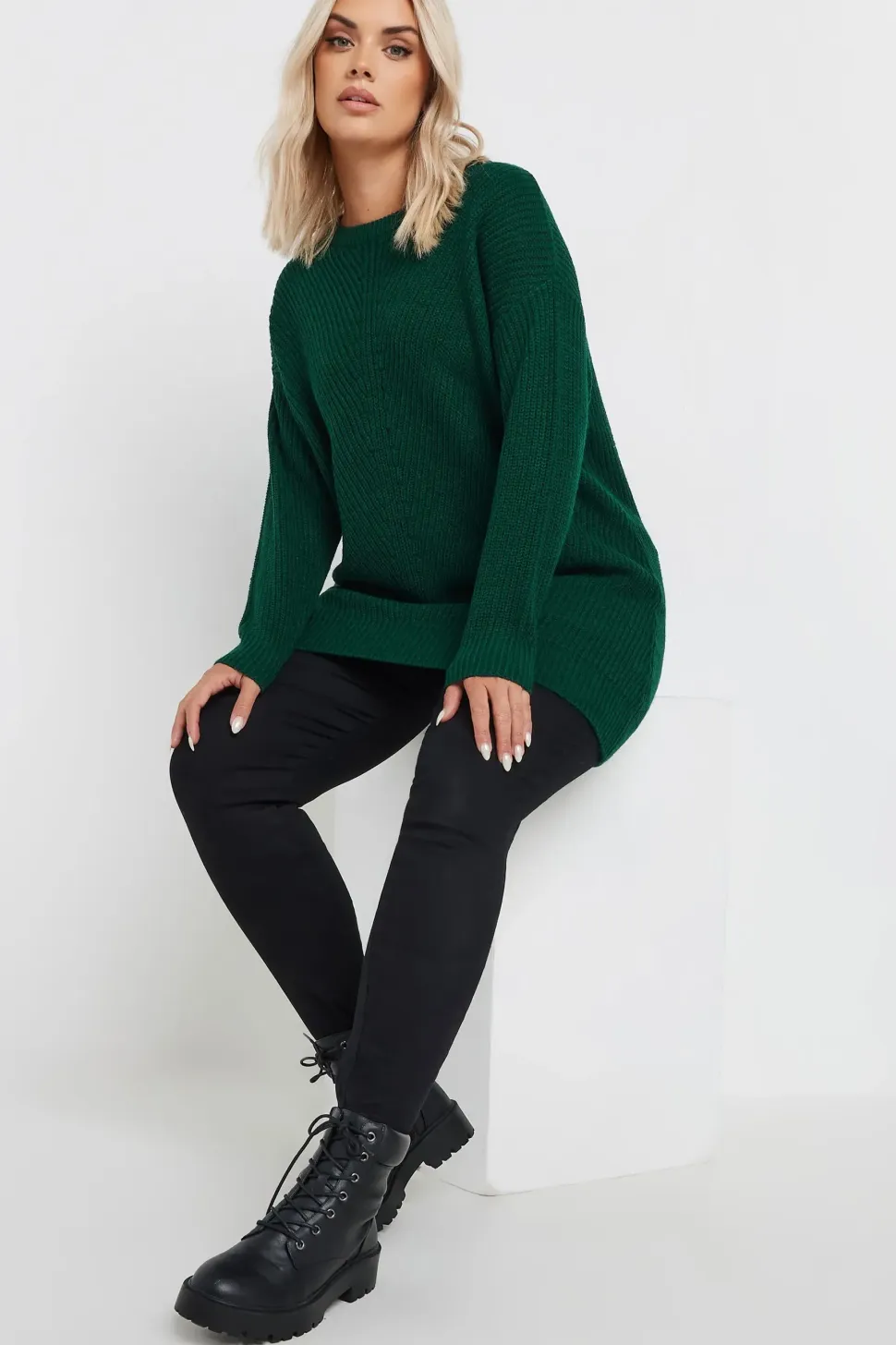 Crew Neck Knitted Jumper