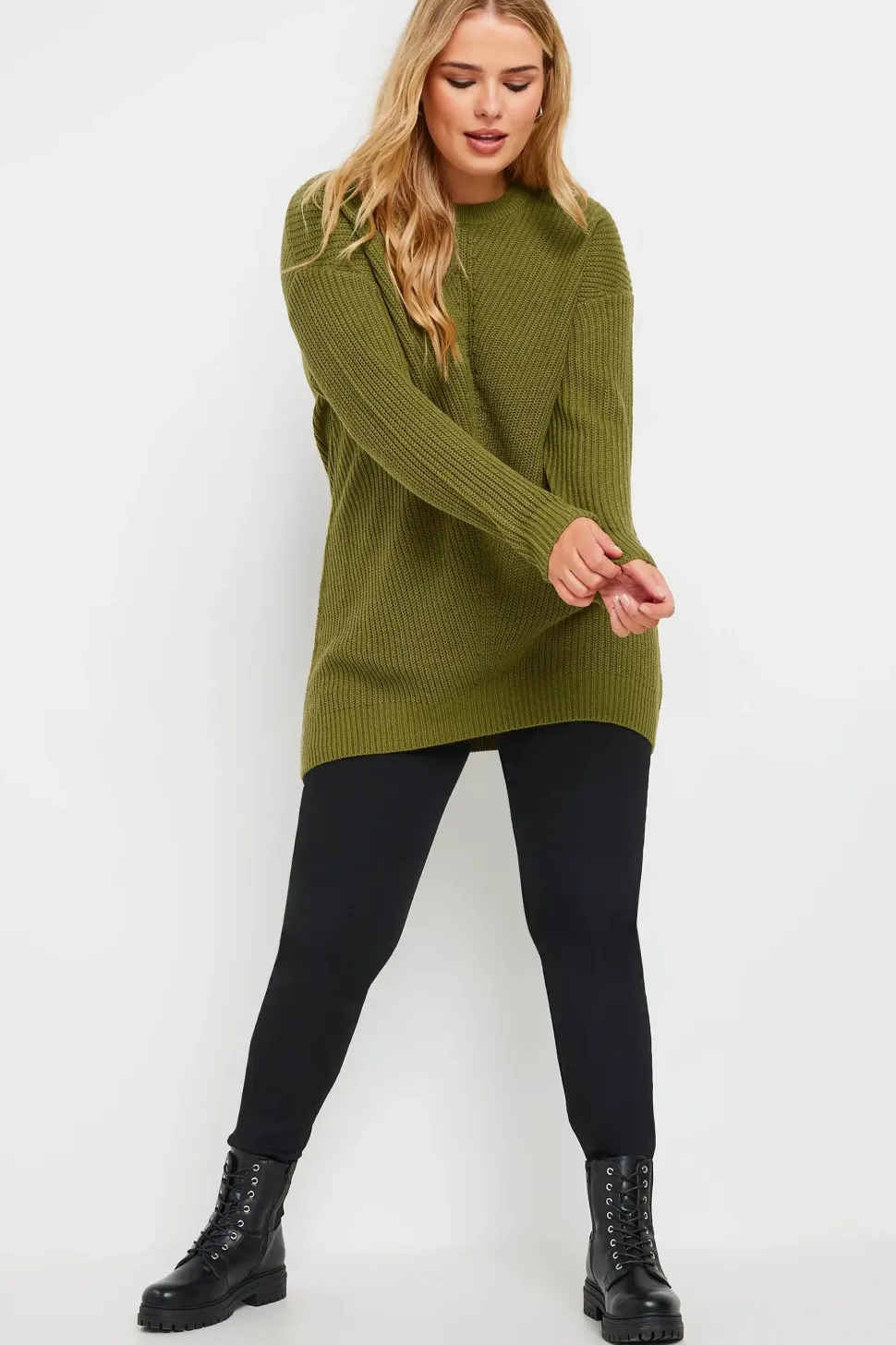 Crew Neck Knitted Jumper