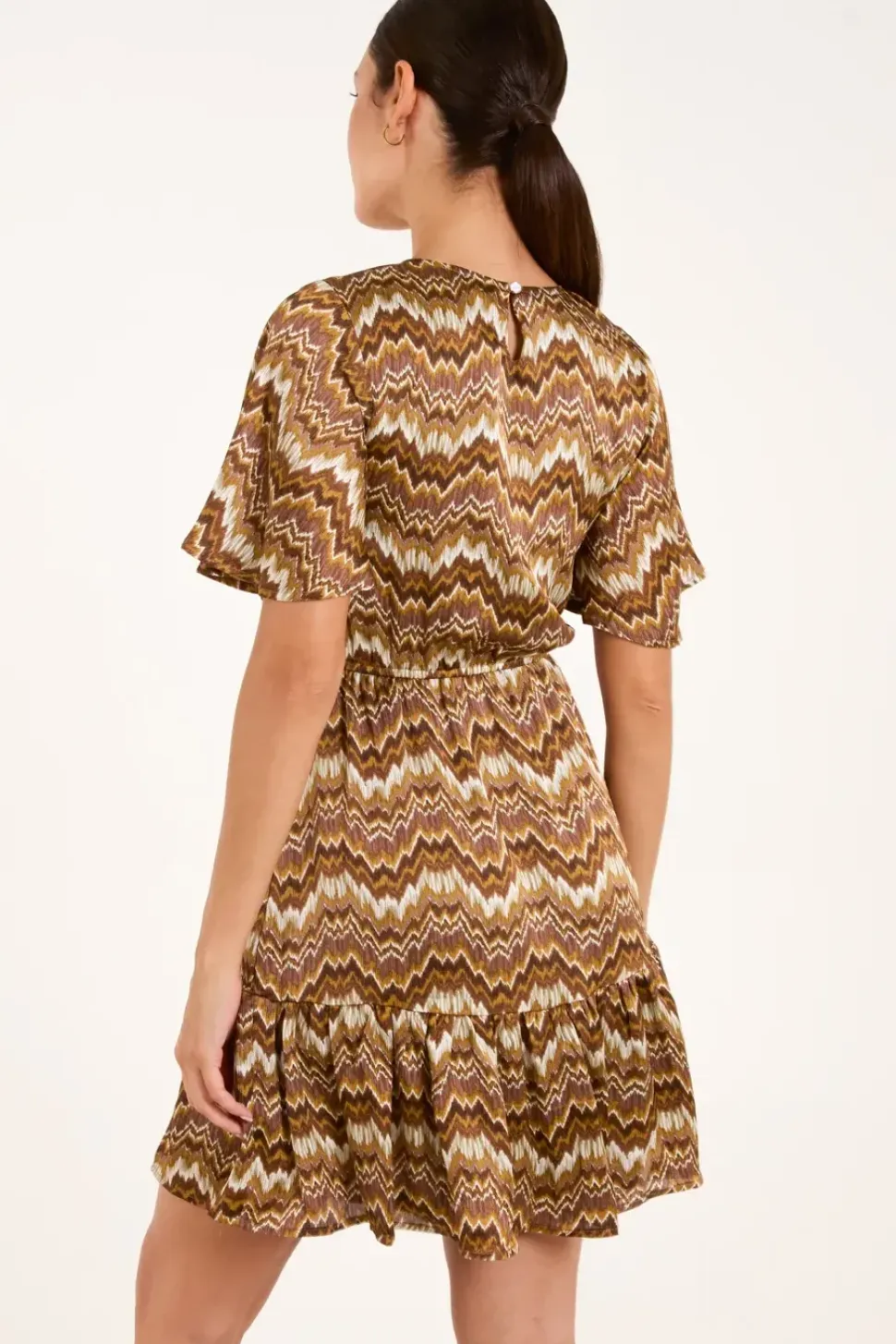 Crew Neck Mini Dress
