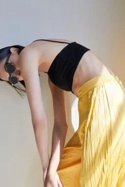 Crinkled Satin Wide Leg Trouser Coord