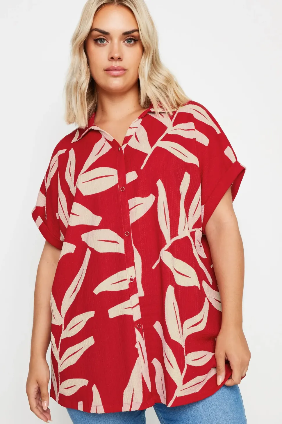 Crinkle Short Sleeve Shirt