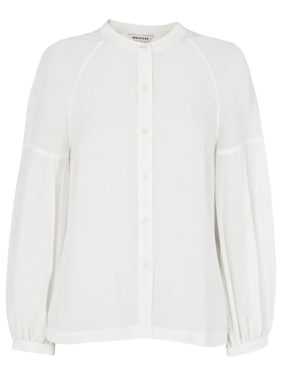 Cristen Stripe Blouse-Plain