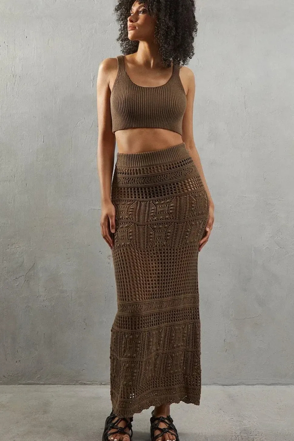 Crochet Midaxi Skirt