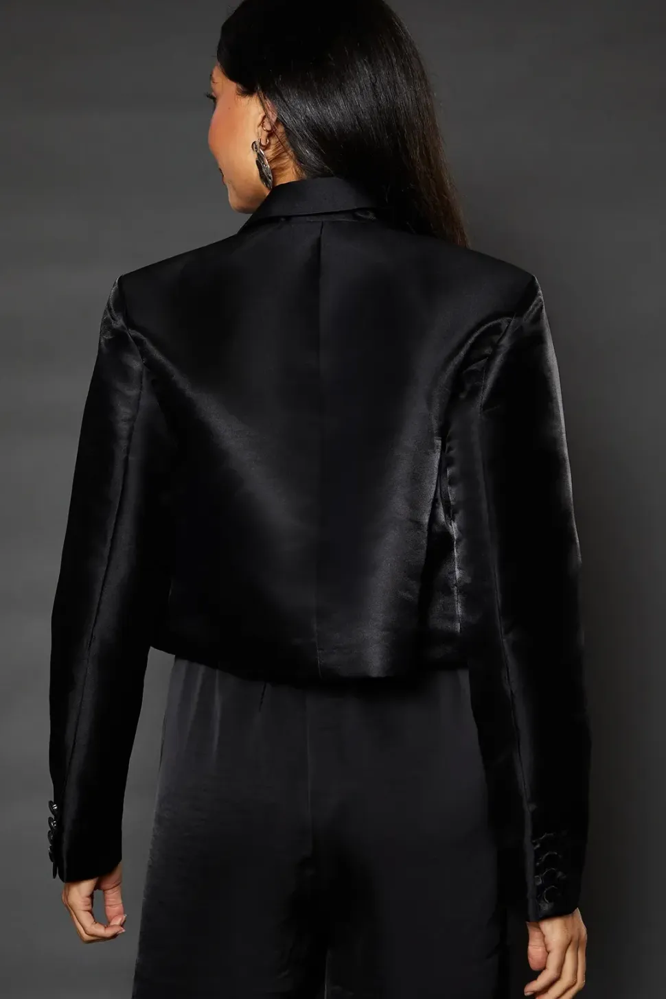 Crop Double Breasted Blazer