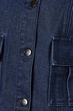 Cropped Collarless Jacket