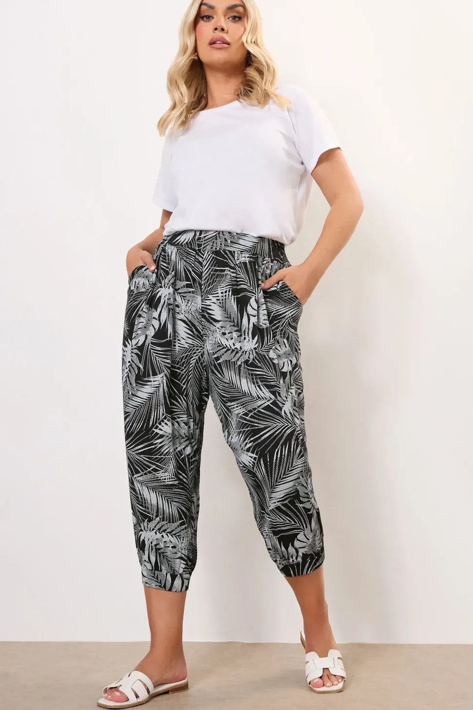 Cropped Harem Culottes