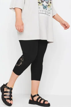 Cropped Lace Leggings