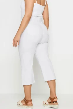 Cropped Wide Leg Jeans