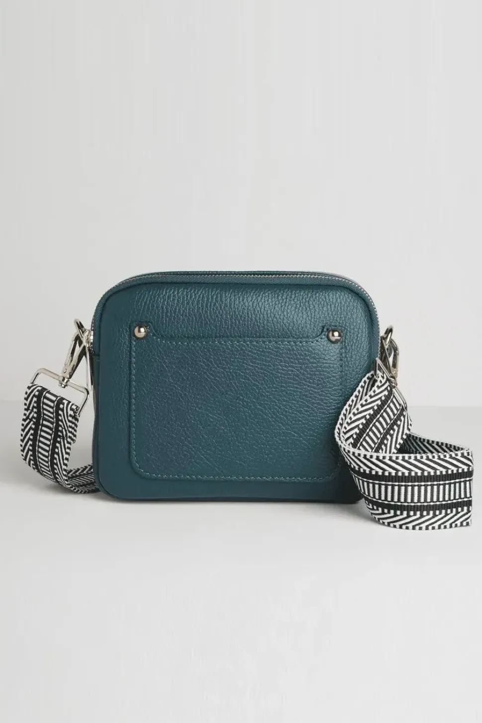 Crossbody Bag With Aztec Strap