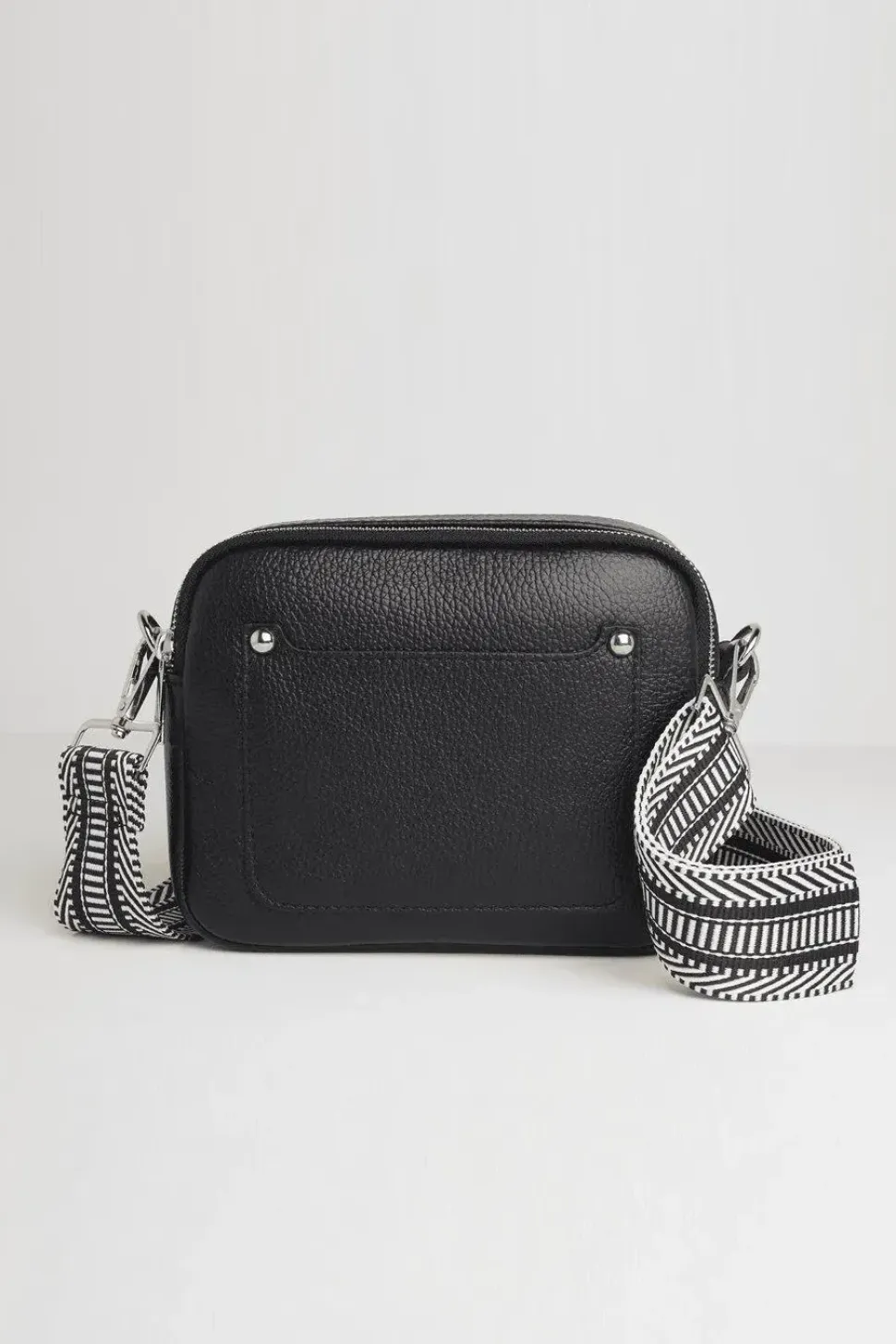 Crossbody Bag with Aztec Strap