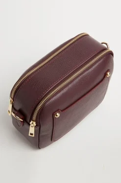 Crossbody Bag with Dark Leopard Strap