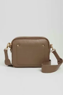 Crossbody Bag with Dark Leopard Strap