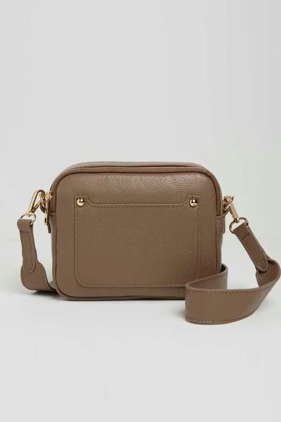 Crossbody Bag with Dark Leopard Strap