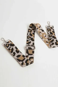 Crossbody Strap Light Leopard Print